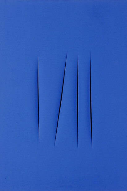 Lucio Fontana. Concetto spaziale, attese, c. 1965. Fundació Francisco Godia, Barcelona
