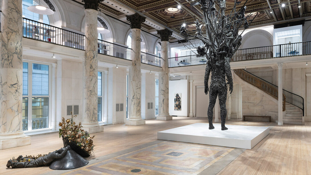 Nick Cave, Amalgams and graphts, exhibition view. Courtesy of Jack Shainman Gallery