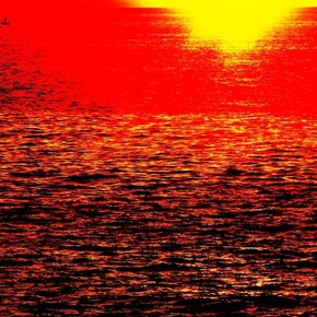 Guido Alimento, Sole colante, 2014, fotografia con elaborazione digitale, 40x60 cm