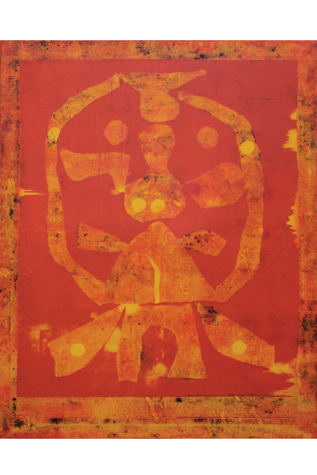 V. S. Gaitonde, Untitled, 1989, Oil on canvas, 50 1/4 x 40 inches (127.6 x 101.6 cm), The Lekha and Anupam Poddar Collection. Photo: Anil Rane, 2014 © Solomon R. Guggenheim Foundation, New York