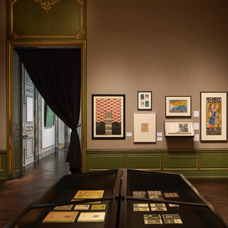 Sacred spring: modern viennese graphics, 1897-1918, exhibition view. Courtesy of Neue Galerie 