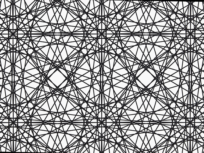 Tim Head, Alphaville 3 (detail), 2013, Unique UV inkjet print on acrylic, 150 × 262.5 cm