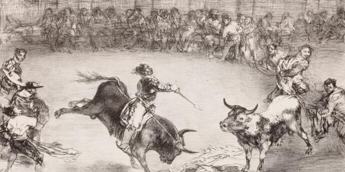 Francisco de Goya, The Famous American, Mariano Ceballos (1825)