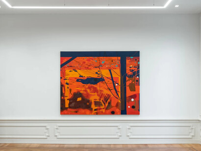 Hettie Inniss, The waiting room, exhibition view. Courtesy of GRIMM 