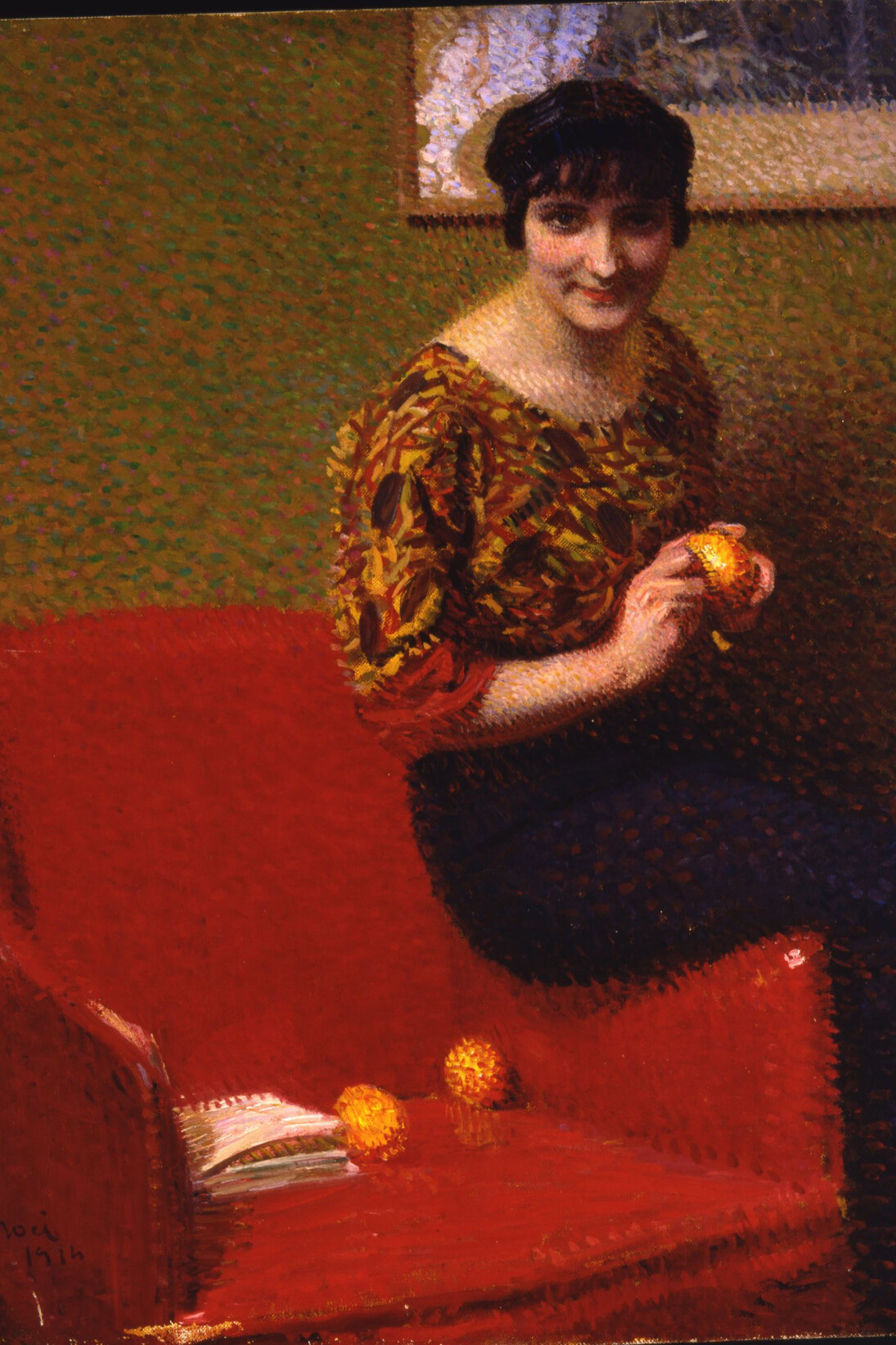 Arturo Noci, L'arancio, 1914, Olio su tela, 113 x 97 cm, Roma, Galleria d'Arte Moderna di Roma Capitale
