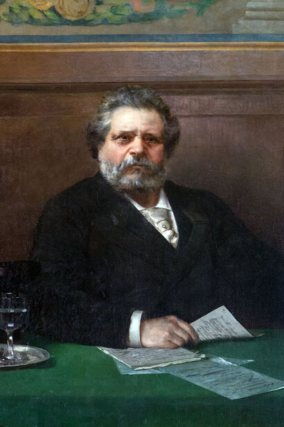 Un ritratto di Giosuè Carducci