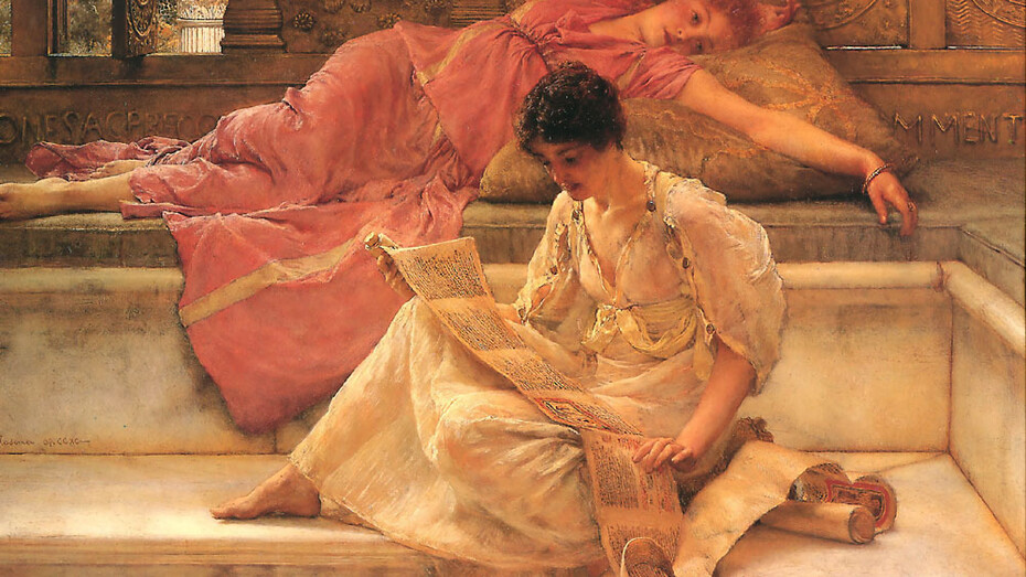 Lawrence Alma-Tadema, Poeta favorito, 1888