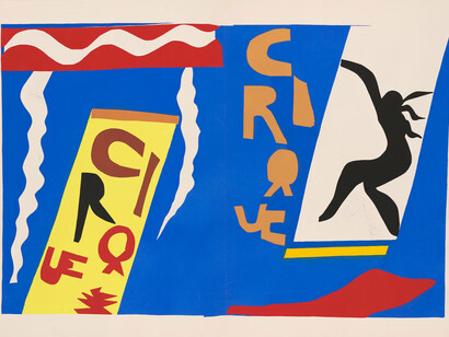 Henri Matisse, The circus (detail), 1947. Courtesy of Art Institute of Chicago