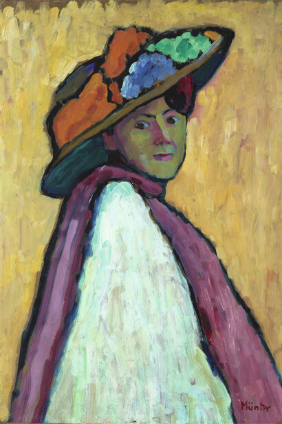 Gabriele Münter, Portrait of Marianne von Werefkin, 1909. Courtesy of Museo Nacional Thyssen-Bornemisza