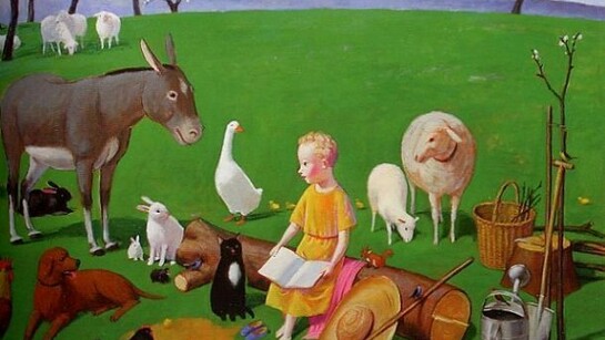 Jan Knap,senza titolo, olio su tela, 85x120 cm, 2004