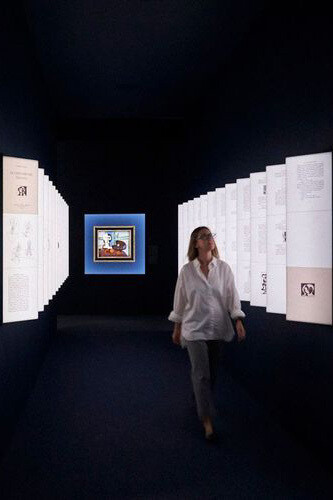 Picasso memoria y deseo, vista de exhibición. Cortesía del Museo Picasso Málaga