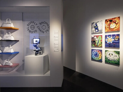 Various artists, Money on the wall. Andy Warhol, exhibition view. Courtesy of Spritmuseum