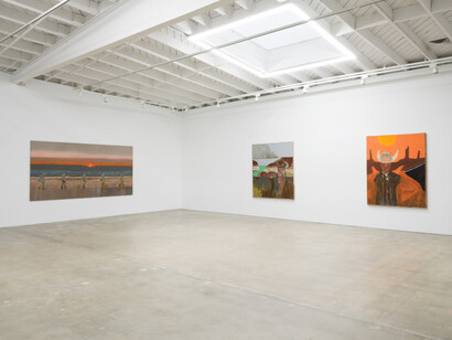 Casey Bolding, Bloodstream, exhibition view. Courtesy of Karma Gallery 
