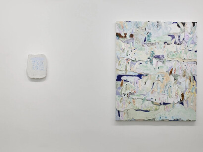 Manoela Medeiros, Um rio em mim, vista da exposição. Cortesia da Galeria Nara Roesler