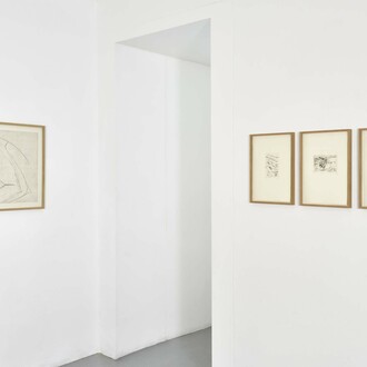 Artistes divers, Silence, vue d'exposition. Avec l'aimable autorisation de la Galerie Catherine Putman