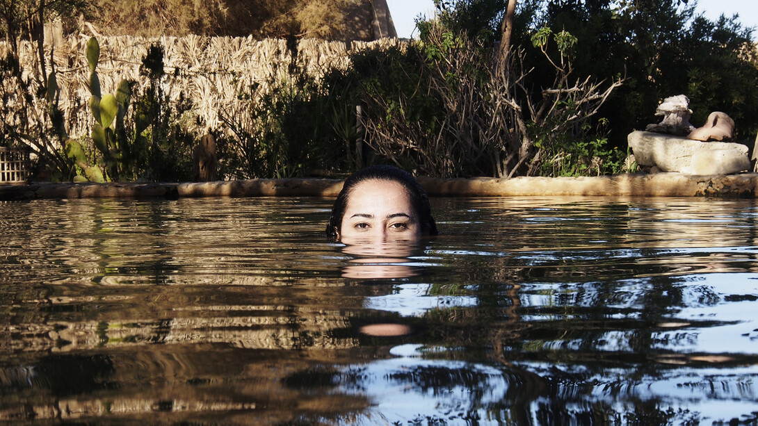 Mouna Saboni, La peur, Égypte, 2015 © Mouna Saboni, OEuvre exposée à l’IMA