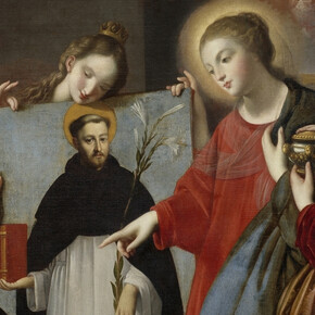 Fray Juan Bautista Maíno, Saint Dominic in Soriano (detail), ca. 1629. Courtesy of Museo Nacional del Prado