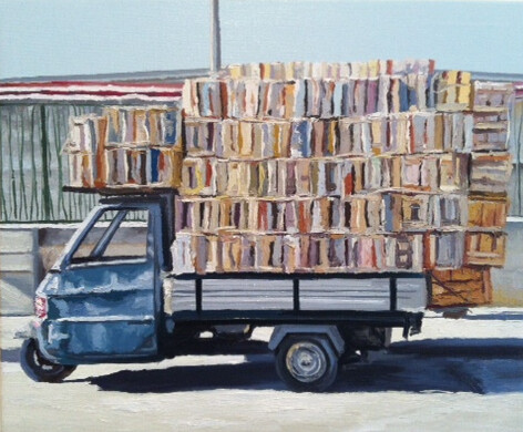 Andrea Di Marco, Ape giugno, 2012, olio su tela