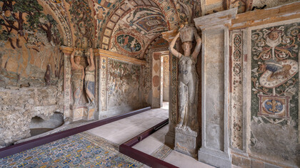 Gruta de Diana, vista de exhibición. Cortesía de Villa d’Este