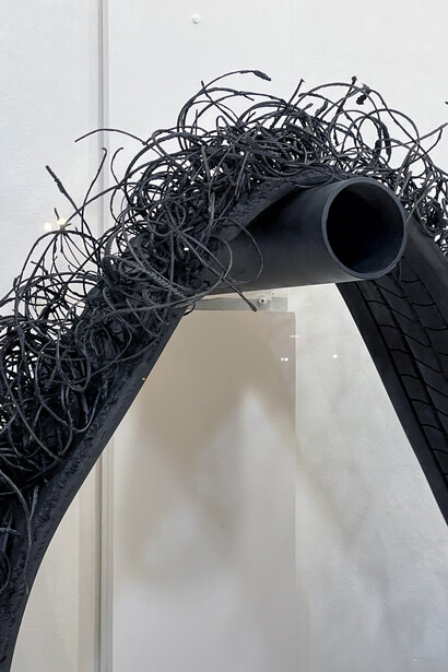 Upended, exhibition view. Courtesy of Bruno David Gallery