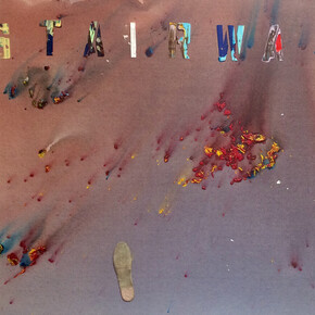 Brenna Youngblood, Stairway, 2014, Mixed media on canvas, 182,88 x 152,4 x 6,03 cm (72 x 60 x 2 3/8 in.), Courtesy of the artist and Galerie Nathalie Obadia, Paris/Bruxelles