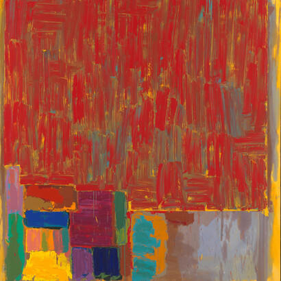Saracen 30.3.77 96 x 90 ins Acvrylic on canvas CR Tate Gallery Public Collection