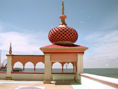 Allan deSouza (b. 1958 in Nairobi, Kenya. Lives and works, in Los Angeles, CA) Rumpty-Tumpty Series #5–7, 1997/2017, Digital prints from film. Each H. 20 x W. 30 in. (50.8 x 76.2 cm). Courtesy of the artist and Talwar Gallery, New York and New Delhi