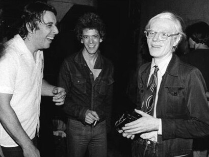 John Cale e Lou Reed insieme a Andy Warhol