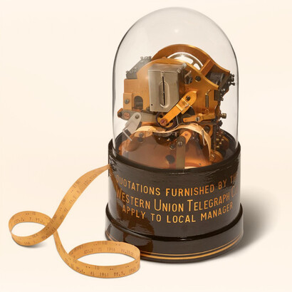 Stock ticker de Thomas Alva Edison