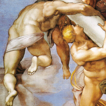 Michelangelo Buonarroti, Giudizio Universale, dettaglio