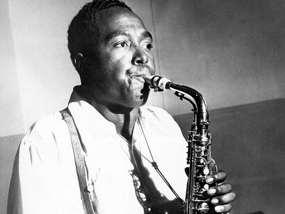 Charlie Parker al saxo