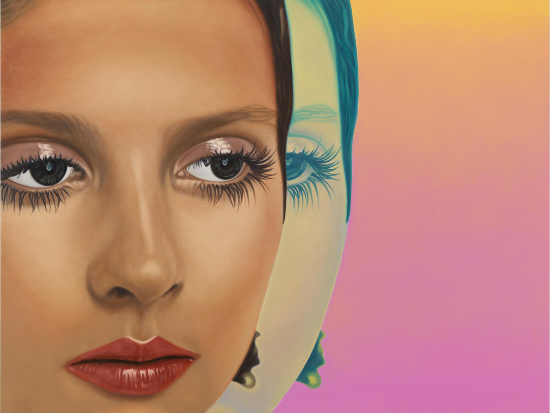 Richard Phillips, Ingrid II, 2013, Oil on canvas, 152,4 x 200 cm, 60 x 78 3/4 inches, Courtesy of the Artist and Almine Rech Gallery