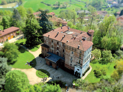 Castello di Pralormo, veduta aerea