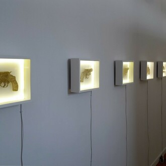 Nikki Luna. Play Ground, Exhibition view. Courtesy of Owen James Gallery