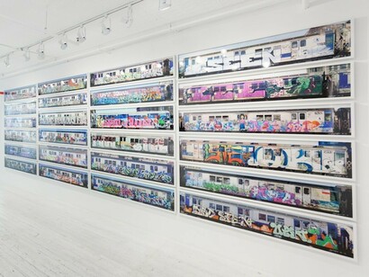 Henry Chalfant: 1980, Exhibition view. Courtesy of Eric Firestone