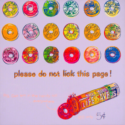 Andy Warhol, Lifesavers, 1985. Courtesy of David Benrimon Fine Art