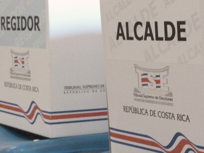 Urnas empleadas en las elecciones de Costa Rica