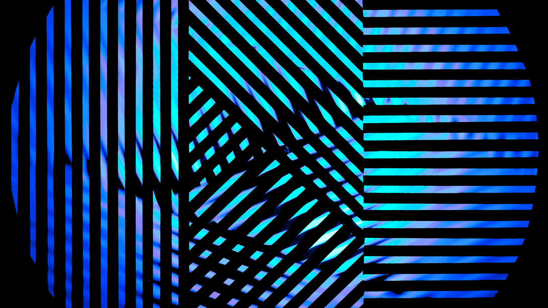 Grazia Varisco, Schema Luminoso Variabile R.R. 66, dettaglio, 1963/64, wood, perspex, neon, electric motor, 68,5 × 68,5 cm, photo by Ginevra Agliardi, courtesy  Cortesi Gallery, Grazia Varisco