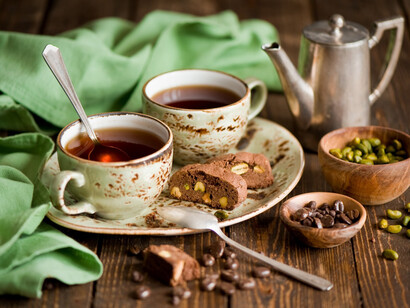 Natural flavors in the tea