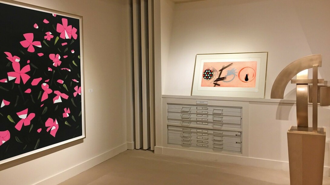 New York Pop Art: Works on Paper, Exhibition view. Courtesy of Meyerovich Gallery