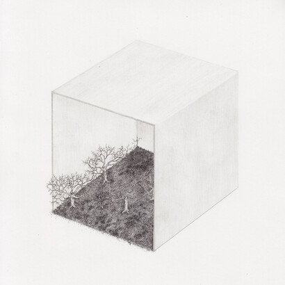 Tony Savas, 'Receptacle', Ink on Paper