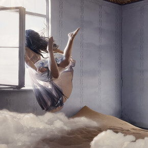 Marisa S White, My darling, what if you fly? (deatil), 2022. Courtesy of Catherine Couturier Gallery