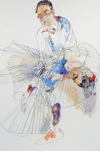 Howard Tangye. Links, Exhibiiton view. Courtesy of Amar Gallery