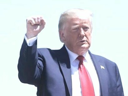 Donald Trump, o 45.º presidente dos Estados Unidos, 
