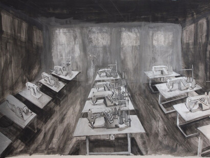 Biljana Djurdjevic, Sweat Shop, 2013, 125 x 90 cm