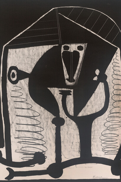 Pablo Picasso, Figure, 1948. Courtesy of the British Museum