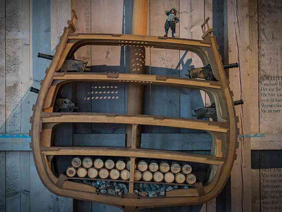 His majesty's ship, exhibition view. Courtesy of The Vasa Museum