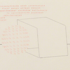 Dom Sylvester Houédard, Typestract 140469, 1969. Courtesy of Richard Saltoun Gallery