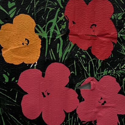 Julio Anaya Cabanding, After Andy Warhol. Flowers #2, 2024. Courtesy of ADN Galería