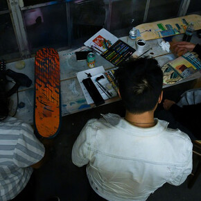 Ewkuks presents Art-Chemists SK8 Show. Courtesy of Ewkuks